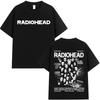 2025 New Radiohead Rock Band T Shirts Men Women Hip Hop Oversized Tops Tshirt Fashion Pop Music Short Sleeve T Shirt Streetwear