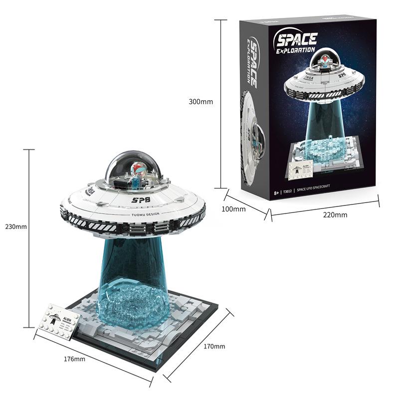T3012 Space Series: UFO Spaceship Building Blocks for Boys
