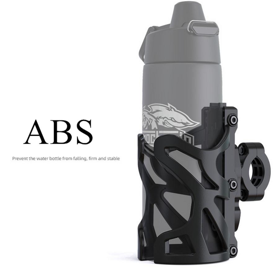 1 X Black Motorcycle Cup Drink Holder for ATV Dirt Water Motor Bike Bottle Mount