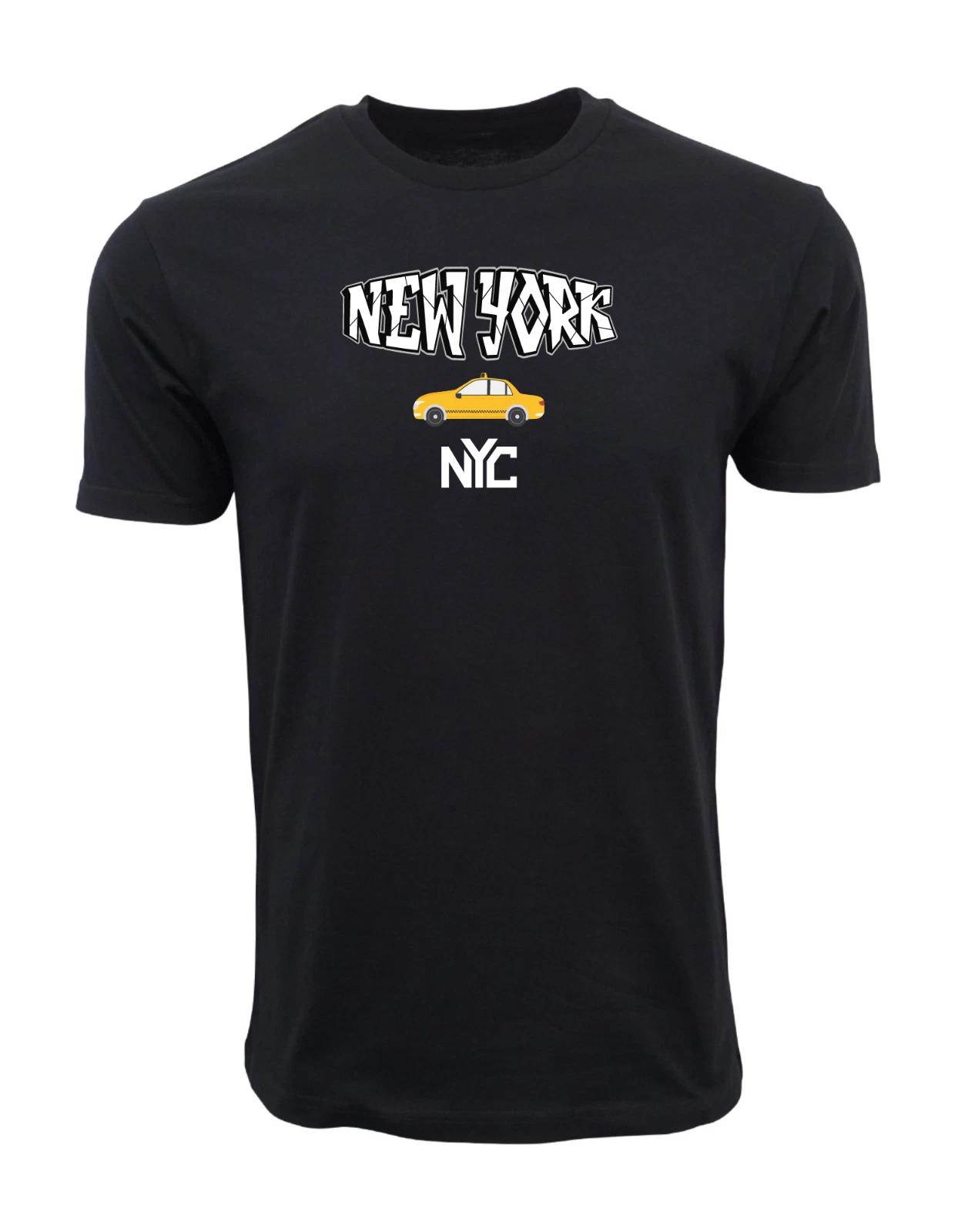 Unisex Adult Casual Graphic YORK TAXI GRAPHIC T SHIRT T-Shirt XXXXL