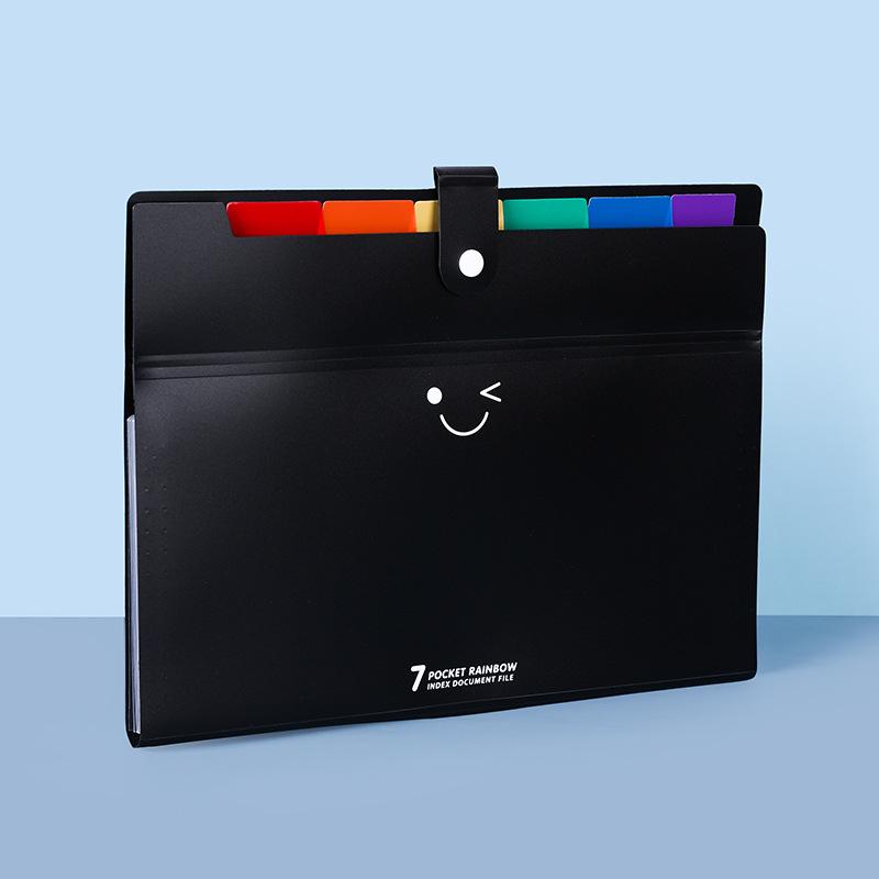 A4 Accordion File Storage Bag - 13-Grid Large Capacity Student Archive Folder