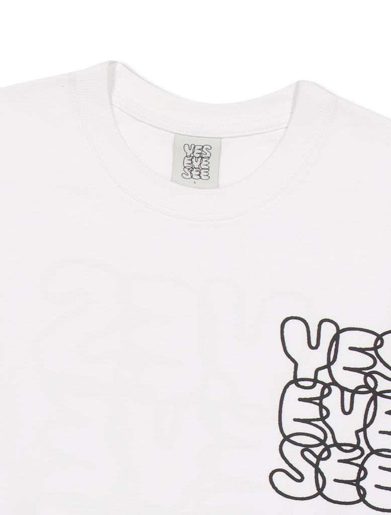 YESEYESEE C-Logo L/S White