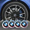 4 Stück 56mm Auto Radnabenkappe Felgenabdeckung Emblem Aufkleber Für M E34 E36 E60 E90 E46 E39 E70 F10 F20 F30 X5 X6 X1 M3 M5 M6