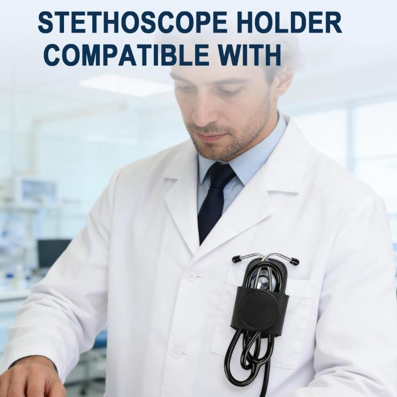 Stethoscope Storage Case With Comfortable Metal Core Clip For Doctors Nurses And Students