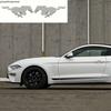 Car Styling 2 Pieces 3 D  Metal Stickers Horse Racing Logo Car Side Badge Trunk Decal Suitable for Ford Mustang Shelby GT 350 500 Cob
