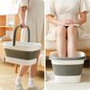 Foot Bath Bucket Portable Folding Household Massage Deep Bucket Over The Knee Foot Bath Tub Over The Calf To Increase The Plastic Foot Bath Bucket.
