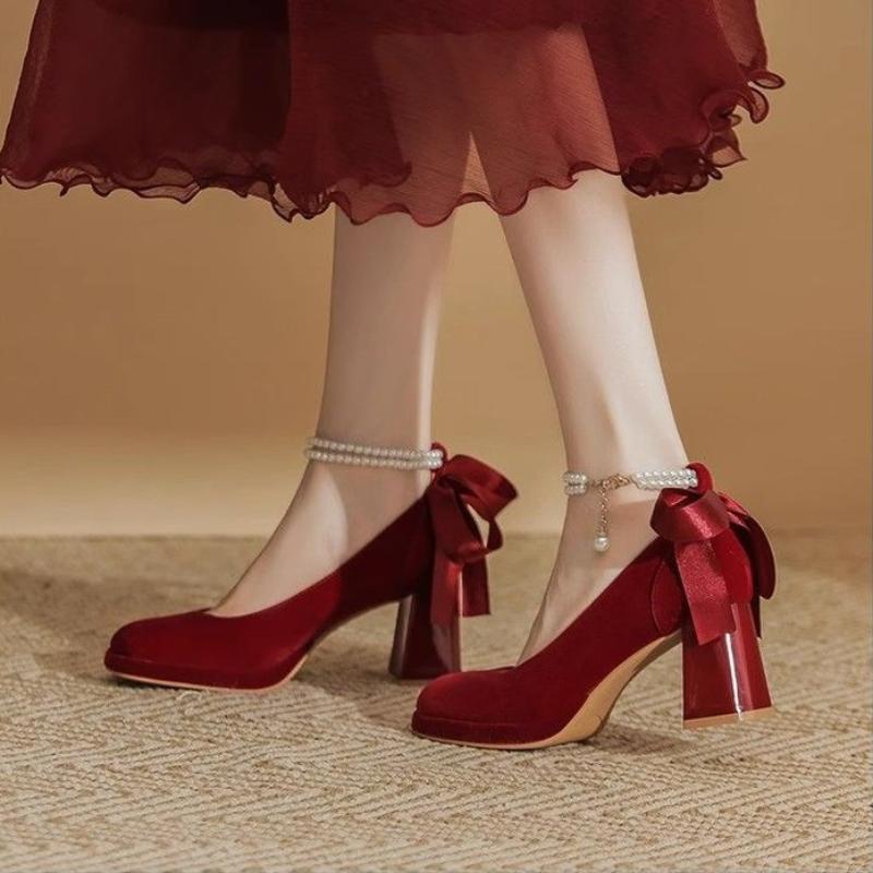 Off-White Satin Platform Mary Jane Heels with Square Toe for Spring/Summer Weddings