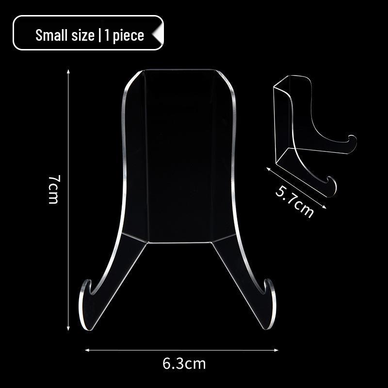 Acrylic Transparent Phone and Tablet Stand for Student Dorms - Simple, Creative, and Thickened Design