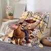 1 pezzo, Coperta Toy Story Woody Morbida e Accogliente Plaid per Arredamento Casa, Copridivano, Uso Esterno, Viaggio