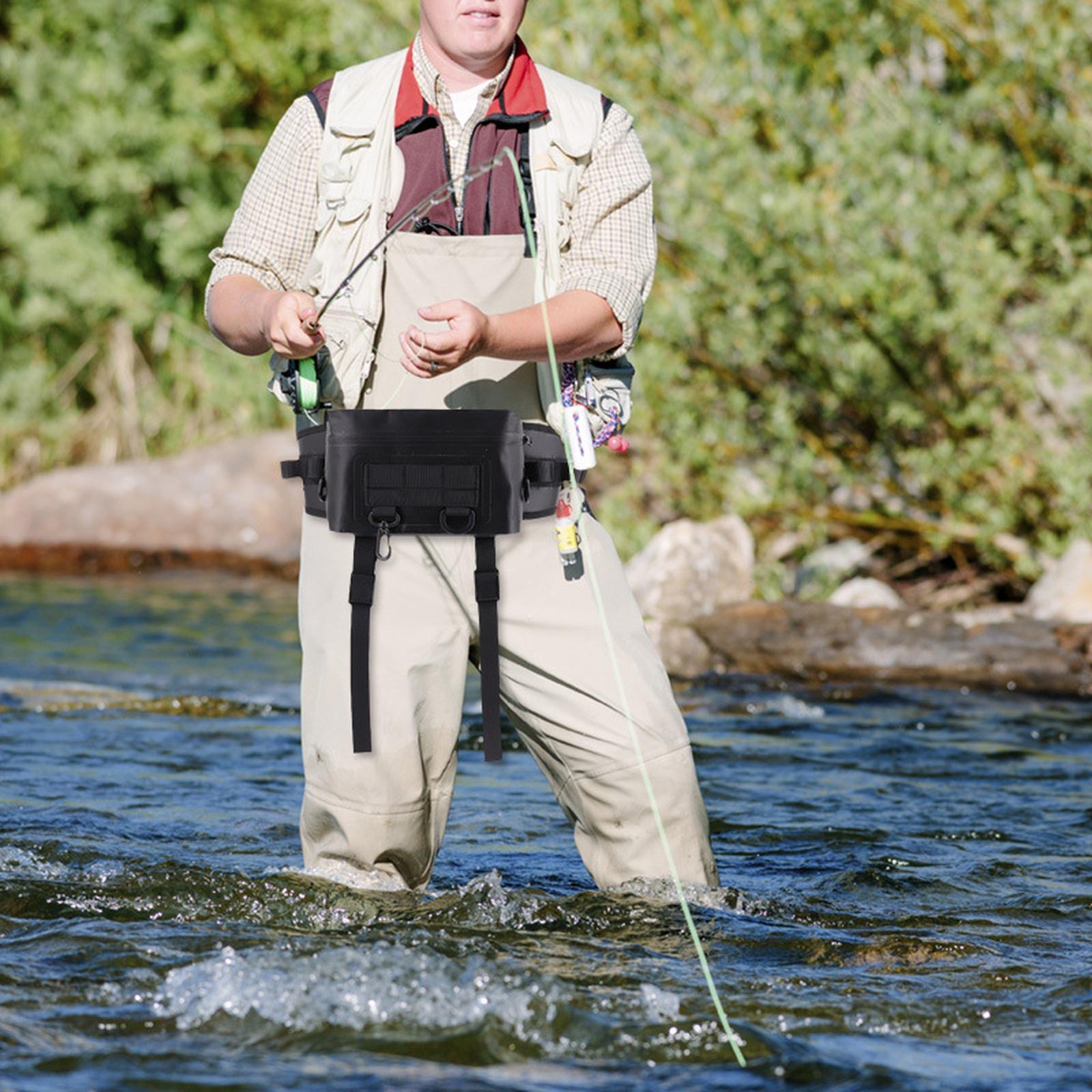 

Fishing Waist Bag Fishing Tackle Box Bag Saltwater And Tackle Shoulder Bag For Hiking Camping And Outdoors One Size