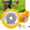 8-Inch Lawn Mower With Grass Head, Nylon Weeding Wheel, Household Weeding Brick Joint With Hardened Nylon Wire Mowing Wheel