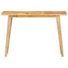 Dining Table Natural 100 x 35 x 75 cm Solid Mango Wood