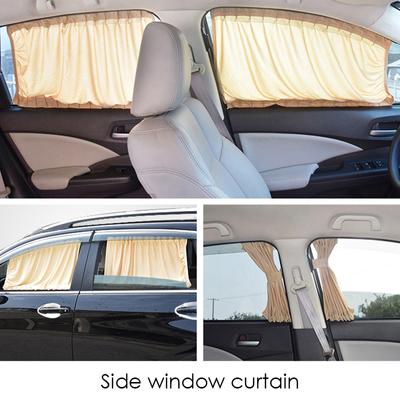 1 çift araba perdesi evrensel arka/yan pencere güneşlik perde bebek seyahat UV koruma otomatik güneşlik Camper araba