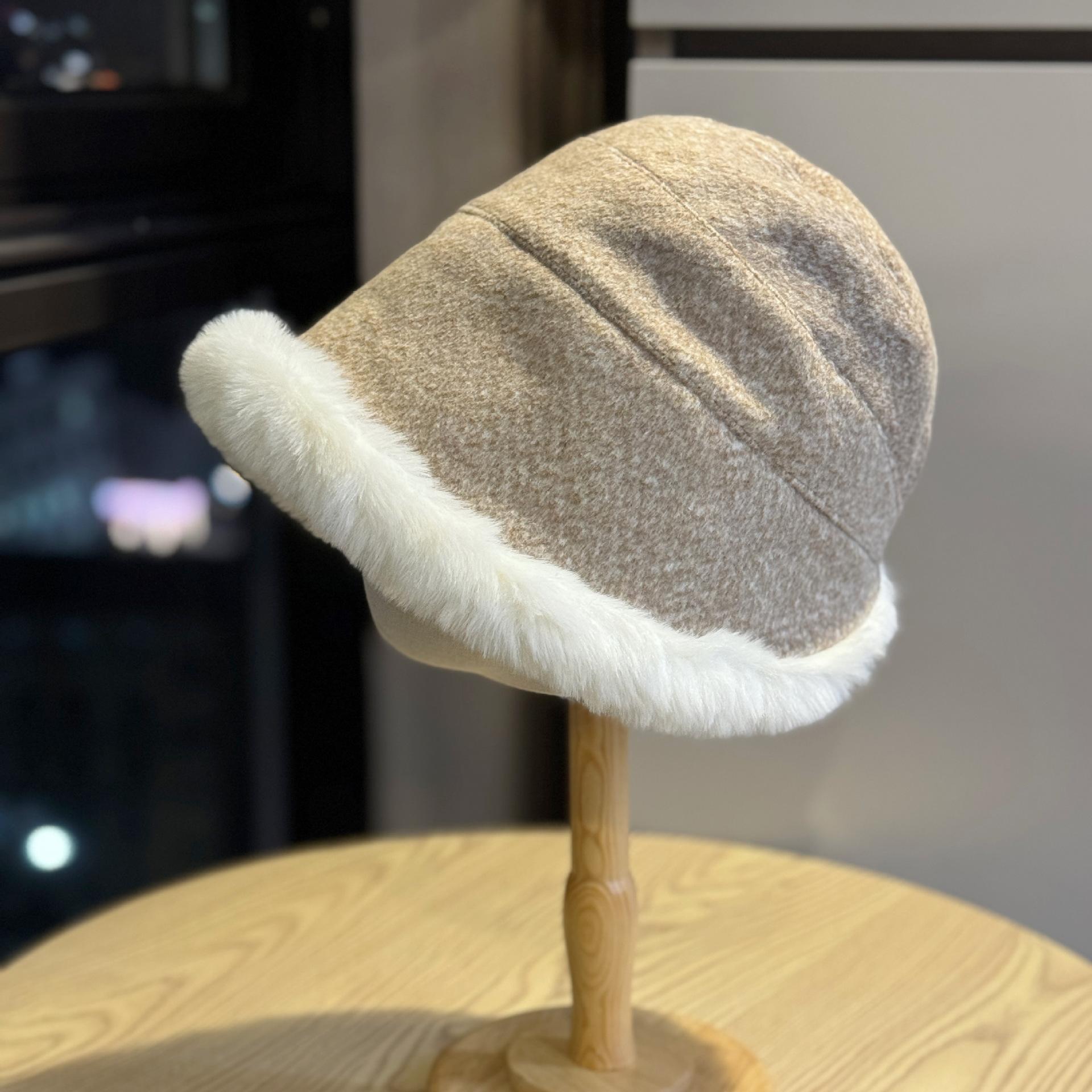 

Пушистая шапка-ушанка женская осенне-зимняя шапка большой окружности головы защита ушей утолщенная северо-восточная шапка-ушанка шапка для велоспорта тренд one size