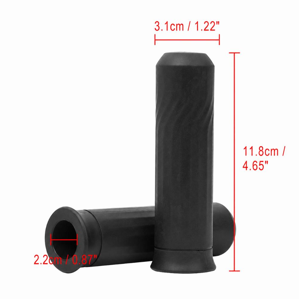 1 Pair Rubber Handle Grip Cover for NIU KQi2 and KQi3 Replacement Accessories