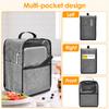 Waffle Maker Dust Cover Oxford Fabric Waterproof Waffle Machine Protector with Visual Window and Pocket Kitchen Appliance Cover