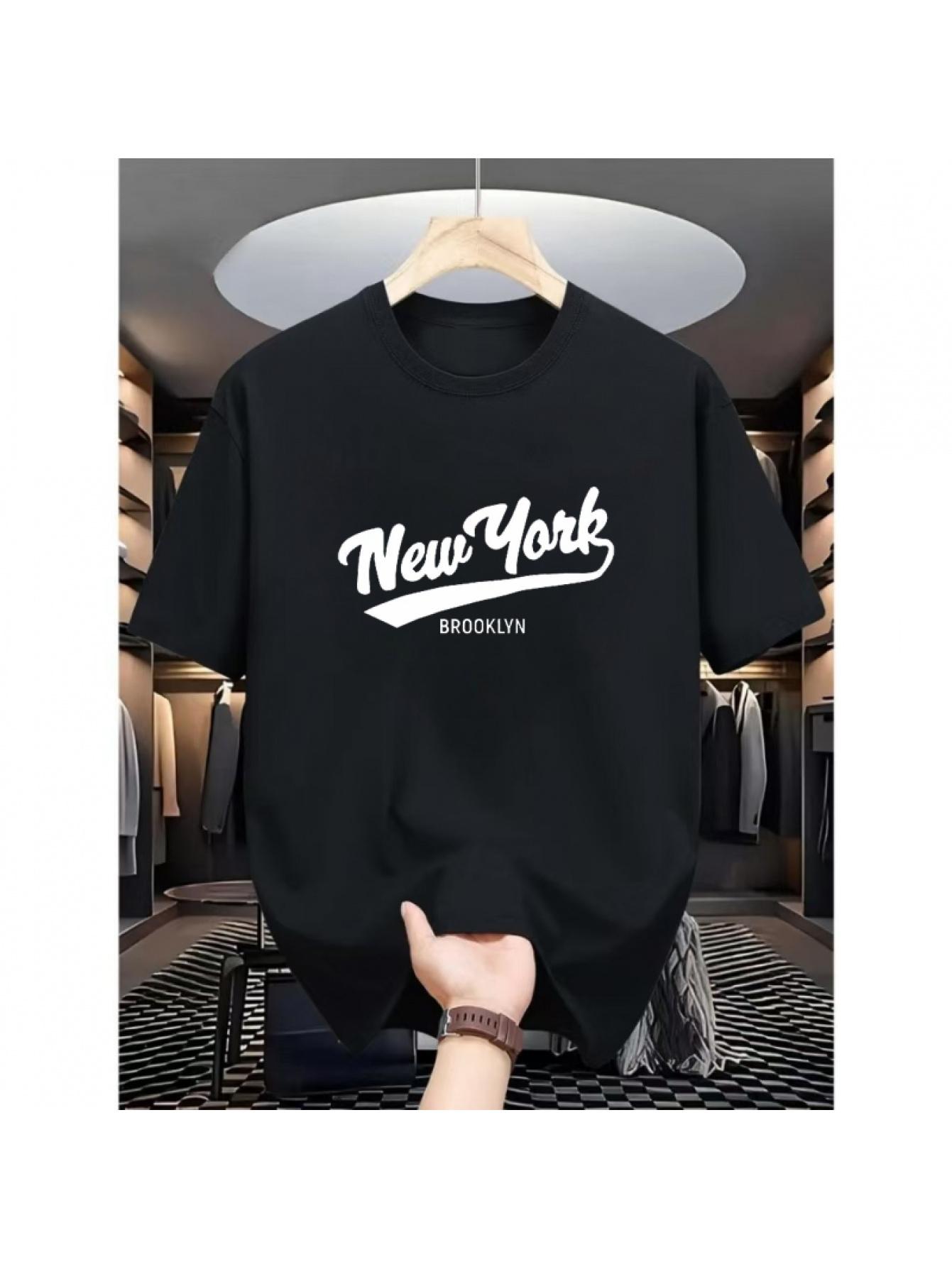 Men S Stylish Print T-Shirt Made of 100%, Featuring a Fitted Design for Comfortable Wear S разноцветный