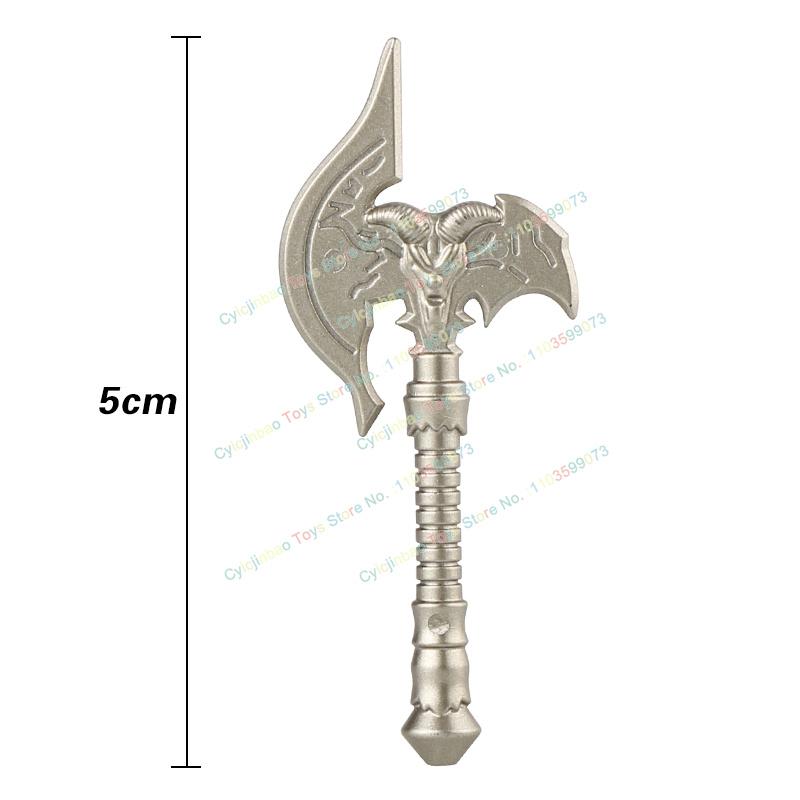Medieval Military Cavalry Figures Building Blocks Accessories Sword Shield Knight Weapons Toys for Kids PJT049
