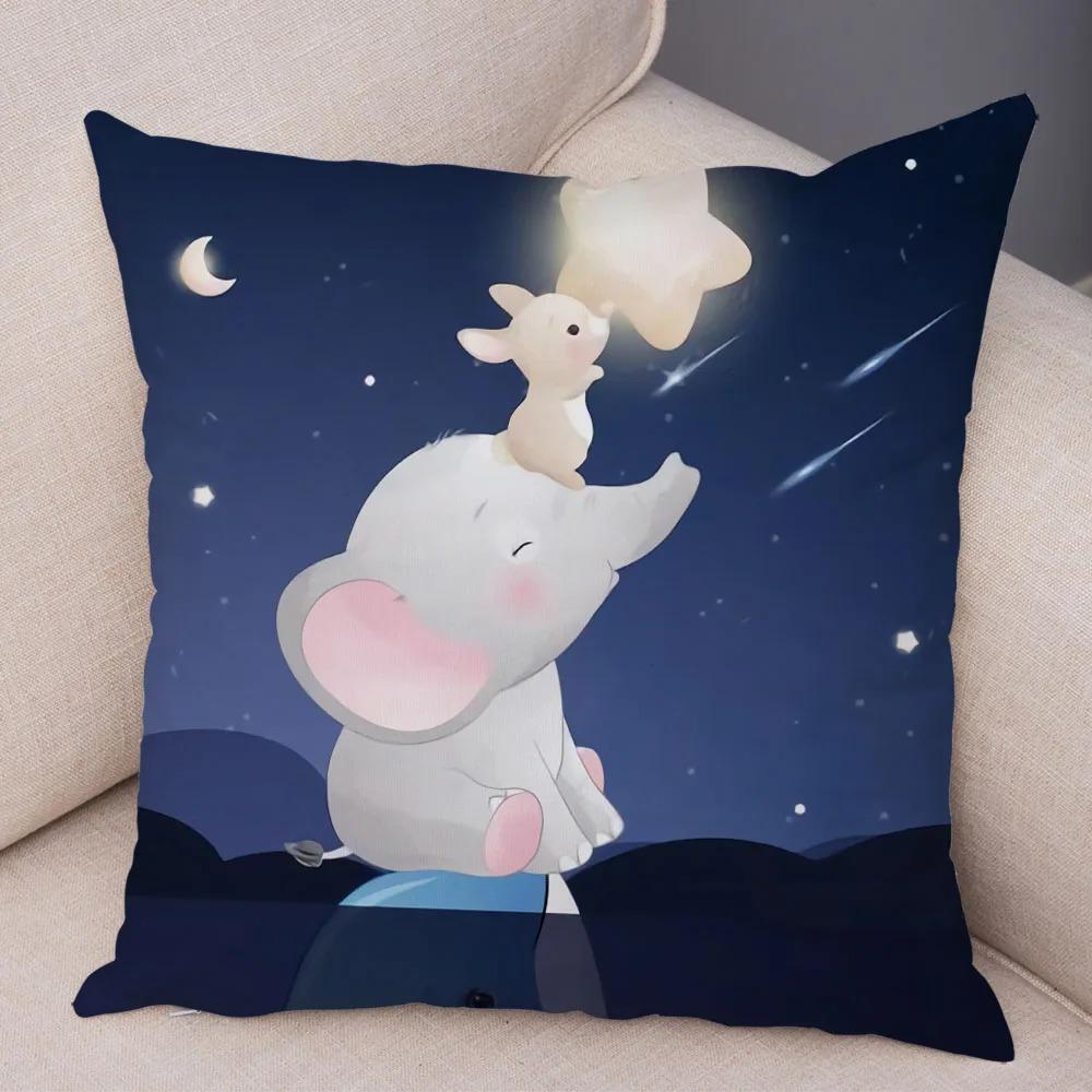 Cartoon Animal Lion Decorative Pillowcase Office Living Room Car Ornaments Home Pillowcase