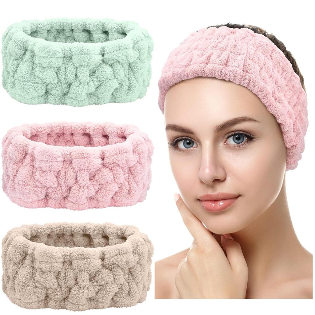 Face Wash Headband Makeup Single Circle Coral Velvet Hair Cover Sports Yoga Hair Accessory For Women