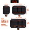 HOUSON EDC Elastic Organizer Tactical Bag Inserts with Elastic Brackets and Hook Closure 3-Pack Patches,