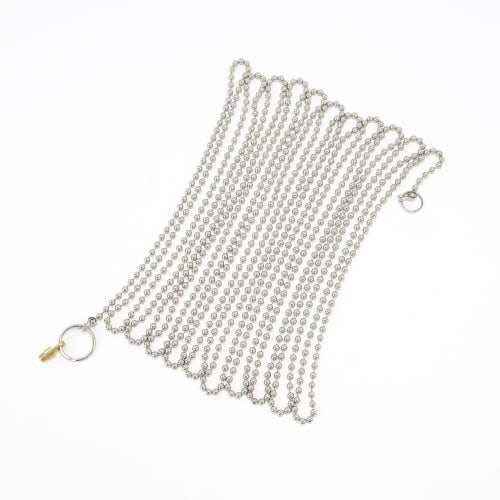 FANAHOKO Wiring Chain (4.5mm x 5m) Electrician's Chain, Wiring Guide, Ball Chain with Jump Ring