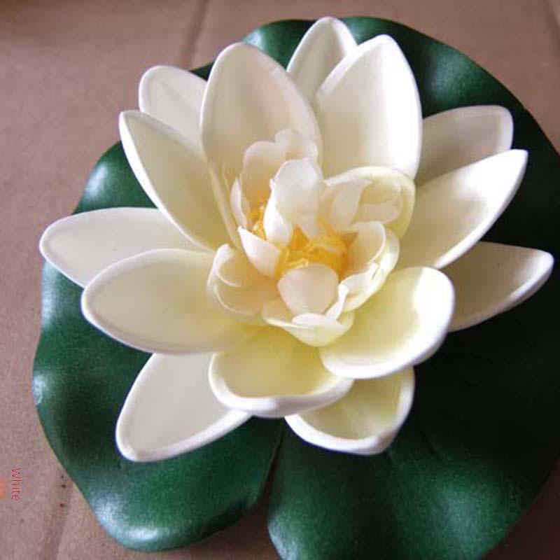 Artificial Water Lily Lotus Leaf Decor for Pools and Buddhist Offerings