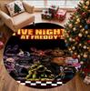 Five Nights at Freddy's Pattern Round Rug, Indoor/Outdoor Mat, for Picnic, Gameroom, Bedroom, Office, Living Room, Home Decor Carpet, Birthday Gift