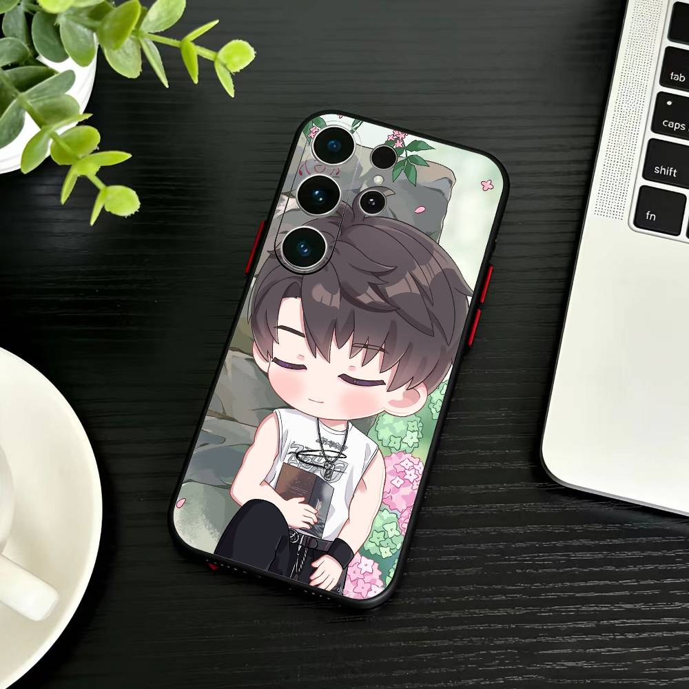 

G-Love And Deepspace Phone Case For Samsung S26,S25,S24,S23,S22,S30,S21,Ultra,Plus,FE 5G Black Soft Cover Samsung S23ULTRA5G