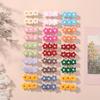 10Pcs/Set Baby Hair Clip Cute Mini Flower Hairpins for Toddler Children Girl Lovely Clips Barrettes Headwear Accessories Gifts