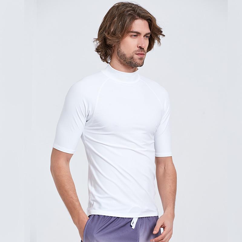 Herren Custom Schnelltrocknender Sonnenschutz Neoprenanzug - Kurzärmliger Sport Surf Badeanzug