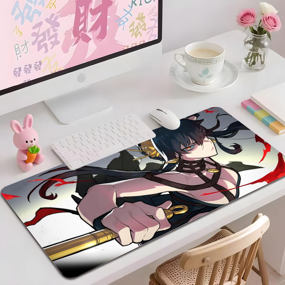 Anime A-spy X FamilyES Mouse Pad Multiple Sizes Large Square Computer Office Game Table Mats Rubber Anti-slip Mousepads