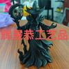 Gothic Halloween Witch Statue With Flowing Robe And Crescent Staff Spooky Domineering Sorcere Figurine For Home Decoration