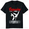 Vintage Capoeira Printed Tshirt Brazilian Faith Casual Fashion Loose Streetwear Short Sleeve Man Tshirt Breathe Women Tees