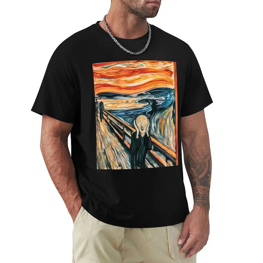 The Scream Norwegian Expressionist Painting By Artist Edvard Munch In 1893 Expressionist Art Inspired Recreation Tshirt