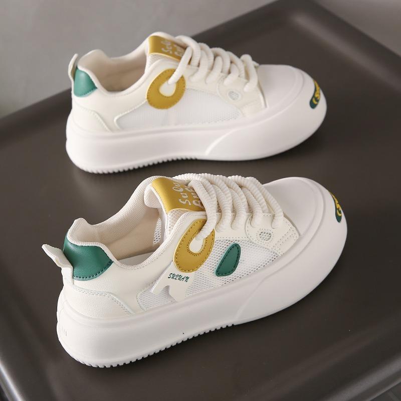 Designer Sneakers for Women Fad Women's Mesh Breathable Thick Bottom Sneaker Women Soft Comfort Outdoor Sneakers Zapatillas Muje