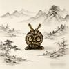 Alloy Cute Cartoon Caterpillar Figurine Retro Antique Finish Fine Detailing For Home Decor Ornament Gift