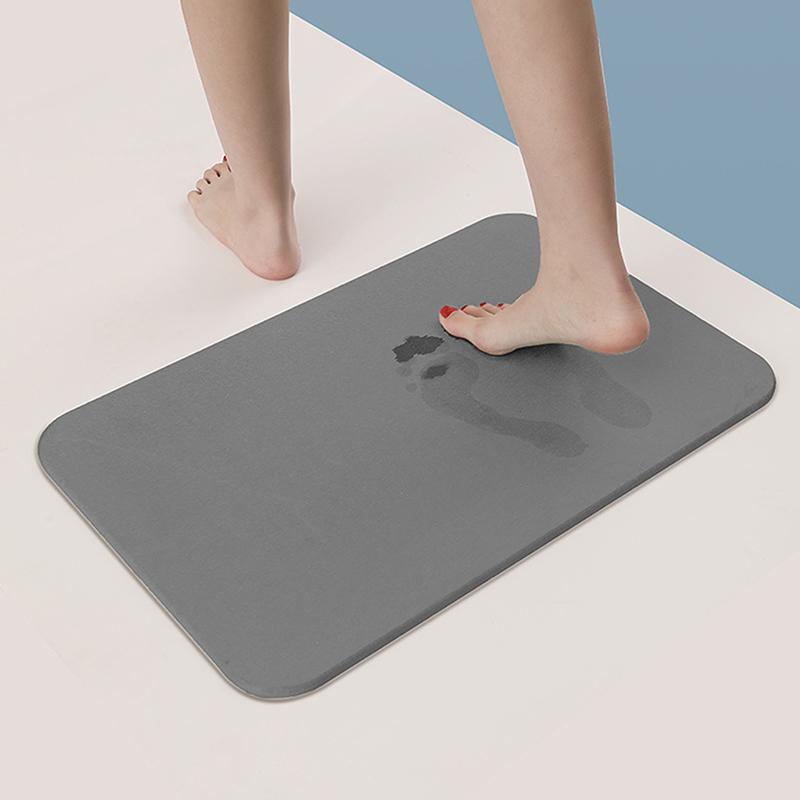 Diatomitová podložka do koupelny Protiskluzová Absorpční Rychleschnoucí podložka z křemeliny