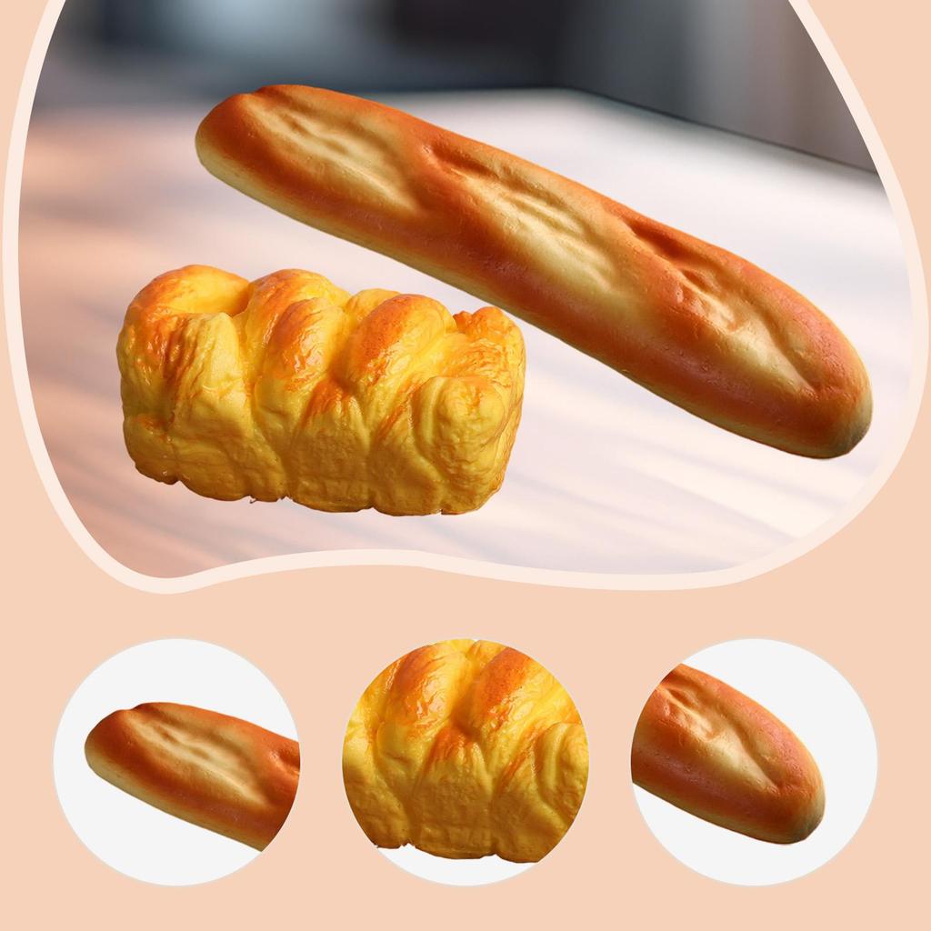 Artificial Bread Decoration Teaching Aids Lifelike Faux Pastry Model Bakery