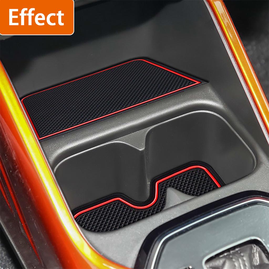 Gate slot mat For SUZUKI SWIFT 2018 Cup Holders Accessories Non-slip mats 12Pcs