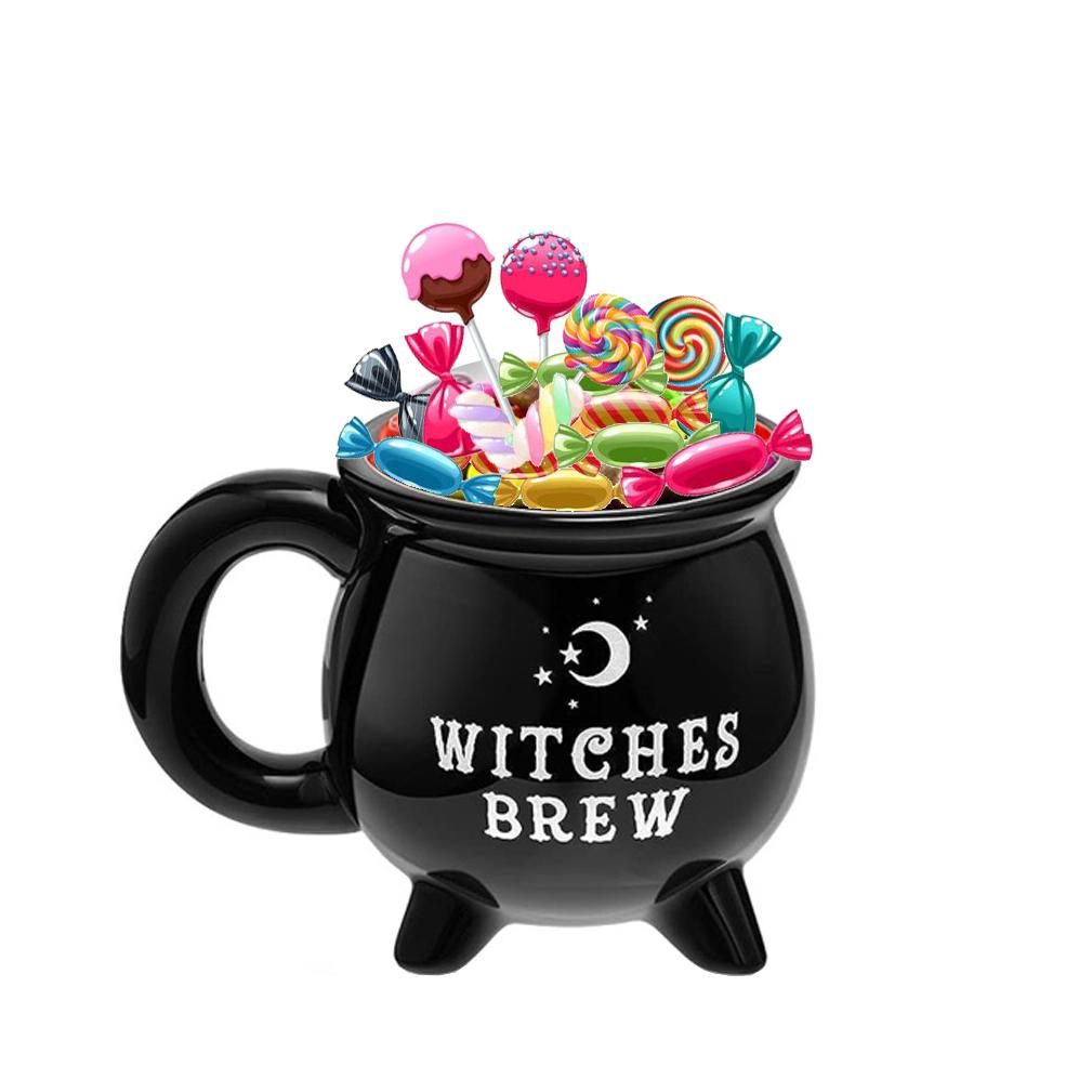 1 stk, Witch Brew-kaffekrus, 350 ml/11,8 oz keramiske kaffekopper, vannkopper, sommer-vinterdrikkevarer, bursdagsgaver