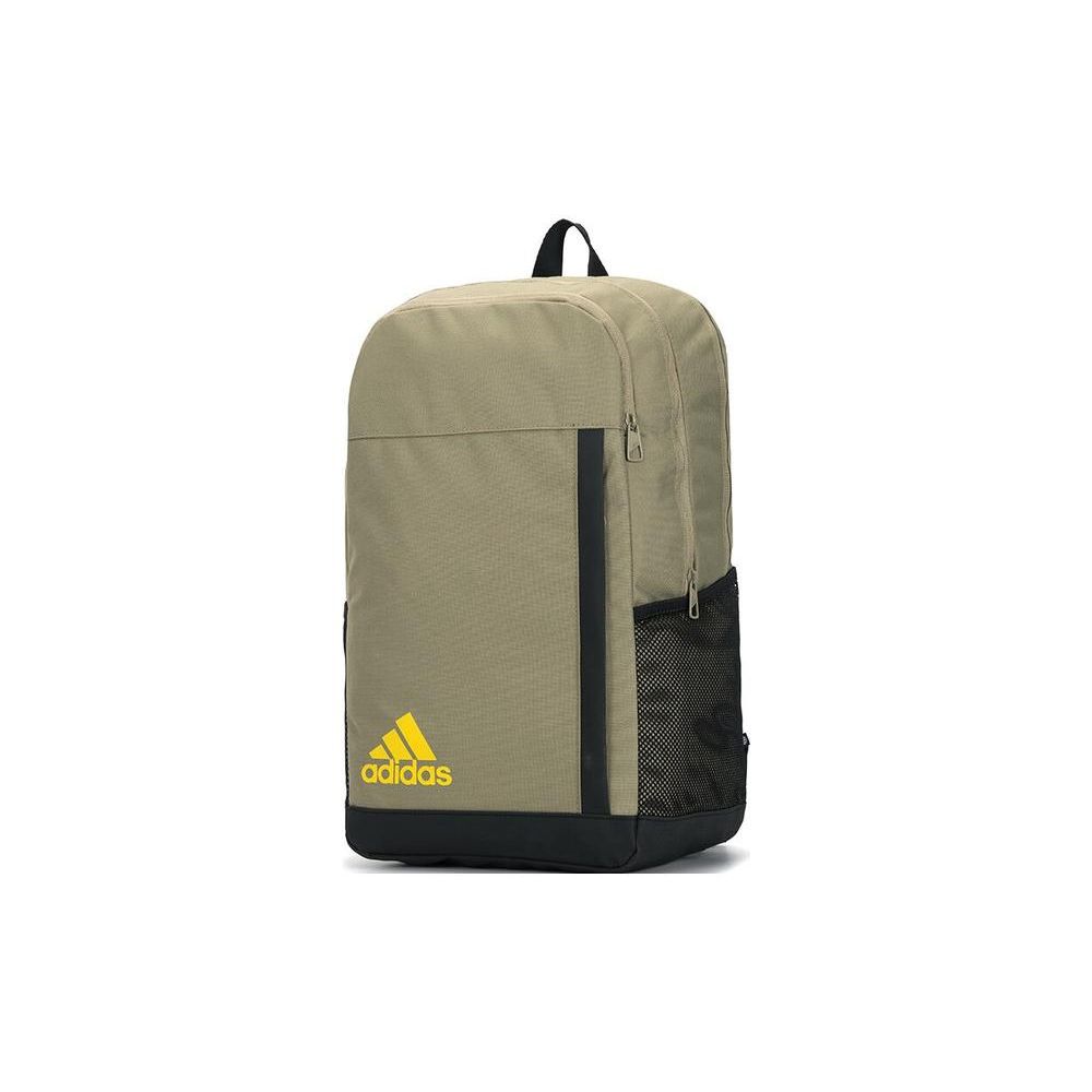 Adidas Printed Small Logo Sports Large Capacity Nylon Backpack Unisex Backpack Dark-Olive HM9163