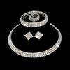 Necklace Bridal Jewelry Set Romantic Rhinestone Jewelry Set Wedding Accessories  Wedding Party