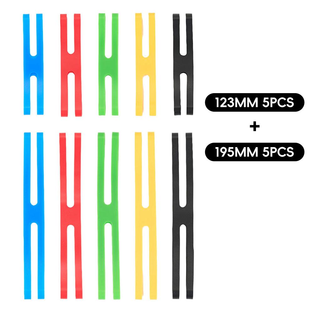 Outdoor Camping Tableware Storage H-shaped Silicone Strap Elastic Color Tie Cutlery Cross Strap Cutlery Packing Strap Camping