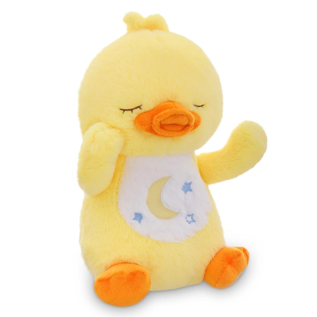 JISON21 Music Plush Toy for Birthday Gift for Girls and Sleeping Music Musical Educational Baby Breathing Sleep Gift for Baby Shower First Home Sleep