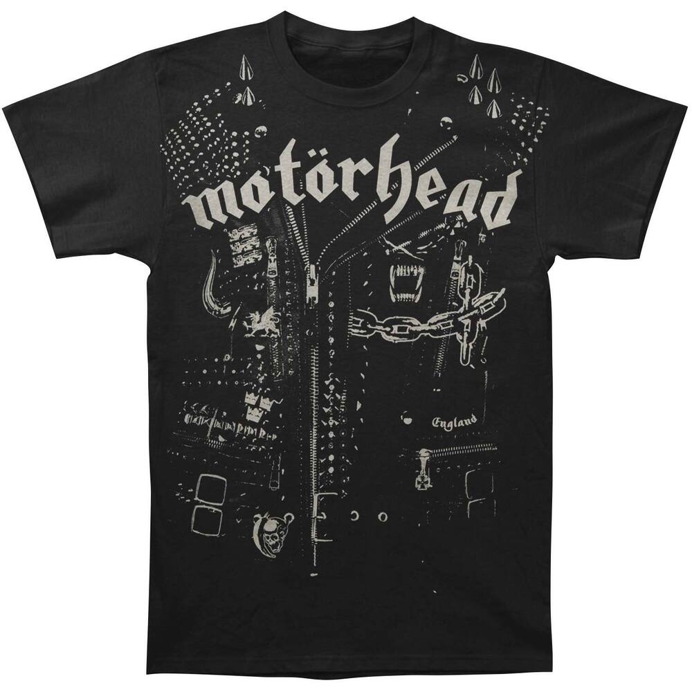 

Кожаная куртка Motorhead, футболка унисекс S