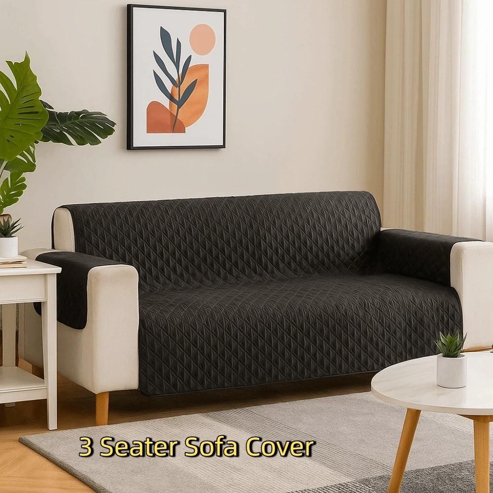 Washable 3 Seater Sofa Cover Non-Slip Wear-resistant Couch Cover Thickened Anti Dirty Furniture Protector Home Decor