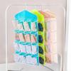 Clear Hanging Organizers Plastic Accessory Organizers Baby Shoes Organizers 16 Pockets Underwear Organizers