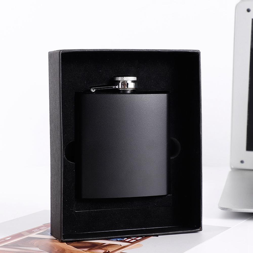 

8 унций 4 в 1 подарочный набор портативная фляжка из нержавеющей стали карманная кружка для вина бутылка для виски с коробкой мини-посуда для напитков бутылка для алкоголя