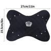 1pc Soft Plush Crown Crystal Car Seat Headrest Pillow Auto Neck Support Pillows Universal Car Pillow Automobiles Interior